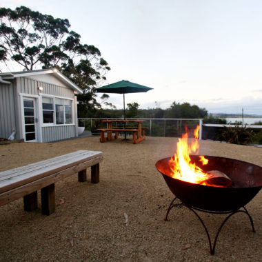 Outdoor Fire at Spring Beach Holiday House